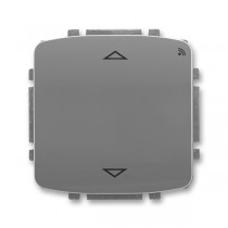spínač žaluziový s krátkocestným ovladačem, s RF přijímačem, 868 MHz, kouřová šedá, design TANGO